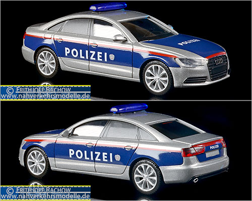 Herpa Polizeimodell Artikel 939119 Audi A 6 Limo Polizei sterreich