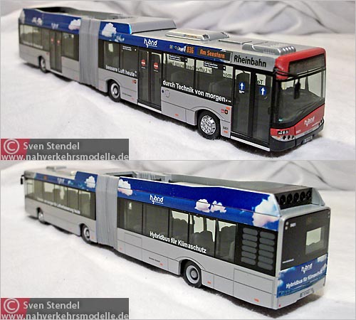 VKModelle Solaris U18 Hybrid Rheinbahn Dsseldorf Modellbus Busmodell Modellbusse Busmodelle