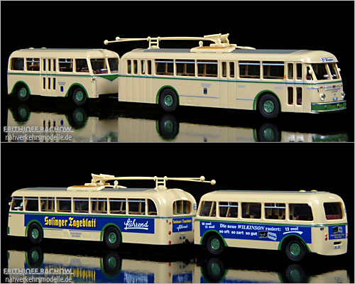O-Bus Solingen H IIIs mit Anhnger