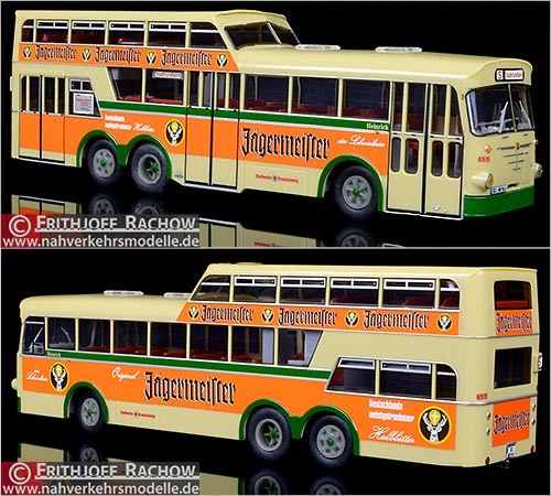 VKModelle Bssing Anderthalbdecker  BSVAG Braunschweig Modellbus Busmodell Modellbusse Busmodelle