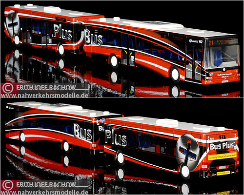 Rietze MAN Lions City Gppel Maxi-Train Osnabrck Modellbus Busmodell Modellbusse Busmodelle