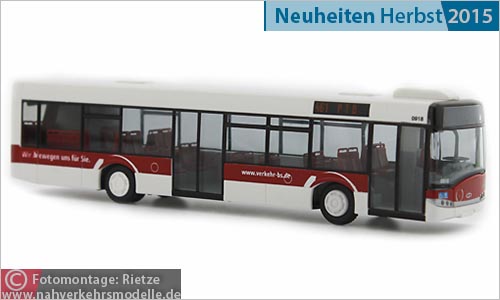 Rietze Busmodell Artikel 65960 Solaris U 12 Braunschweiger Verkehrs G m b H