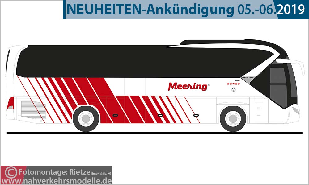 Rietze Busmodell Artikel 73818 Neoplan Tourliner 2016 Meering Touringcars Amsterdam