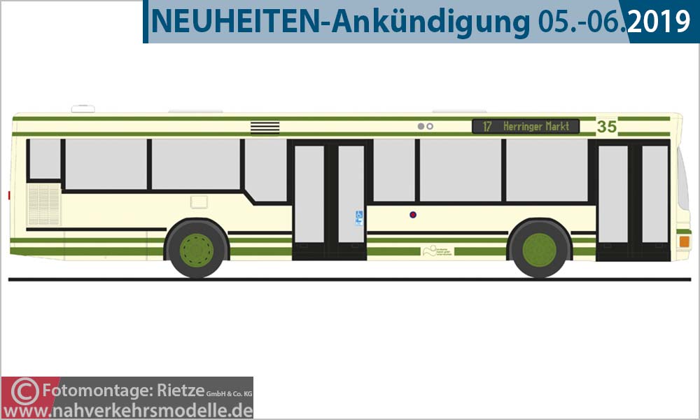 Rietze Busmodell Artikel 75015 M A N N L 202 2 Stadtwerke Hamm