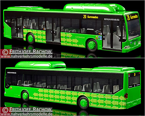 Rietze Busmodell Artikel 62498 Mercedes-Benz O 530 Citaro  C N G Stadsbuss Lund