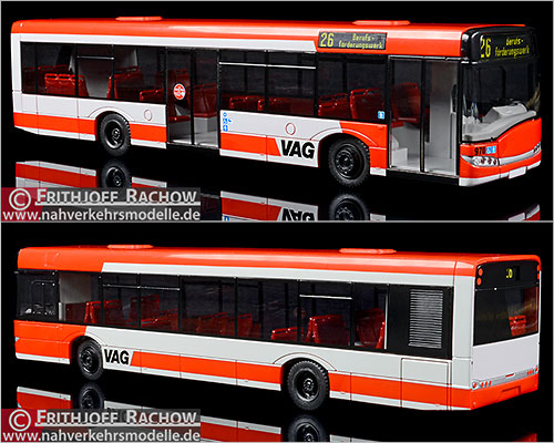 Solaris Urbino 12 2trig Rietze H0 Busmodell Modellbus