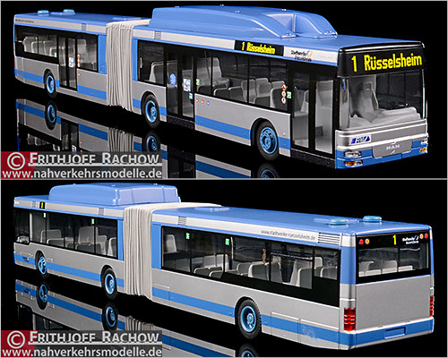 Rietze Busmodell Artikel 65290 M A N N G C N G Stadtwerke Rsselsheim