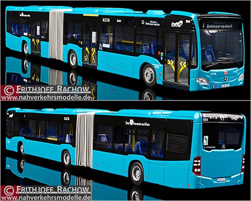 Rietze Busmodell Artikel 69569 Mercedes-Benz Citaro G C 2 2012 DB Busverkehr Hessen, Gieen